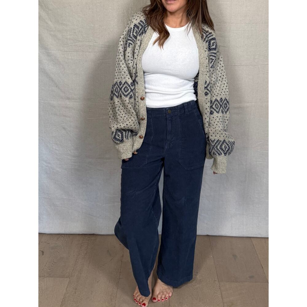 Vintage Wool American Eagle Patterned Cardigan - image 7